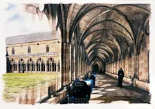 Battle Abbey, 13th century, (c1990-2010) Artist: Peter Urmston