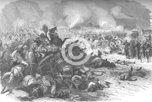 'Battle Before Magdala', c1880. Artist: Unknown.