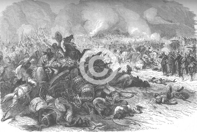 'Battle Before Magdala', c1880. Artist: Unknown.