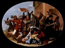 Battle Between Carnival and Lent, about 1633-1634. Creator: Jan Miense Molenaer