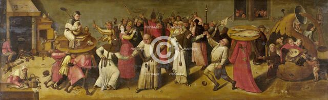 Battle between Carnival and Lent, c.1600-c.1620. Creator: Jheronimus Bosch (manner of).