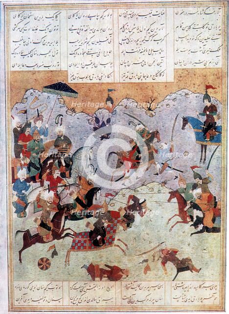 Battle between Alexander and the Persian king Darius III, 4th century BC. Artist: Unknown