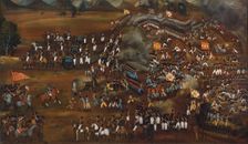 Battle Between Persians and Russians, 1815. Creator: Unknown