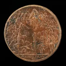 Battle between the Hungarians and the Turks [reverse], late 15th century. Creator: Unknown