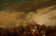 Battle, c1835. Creator: Piotr Michalowski