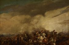Battle, c1835. Creator: Piotr Michalowski