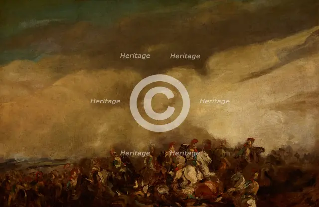 Battle, c1835. Creator: Piotr Michalowski.
