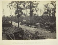 Battle Field of New Hope Church, GA, No. 1, 1866. Creator: George N. Barnard