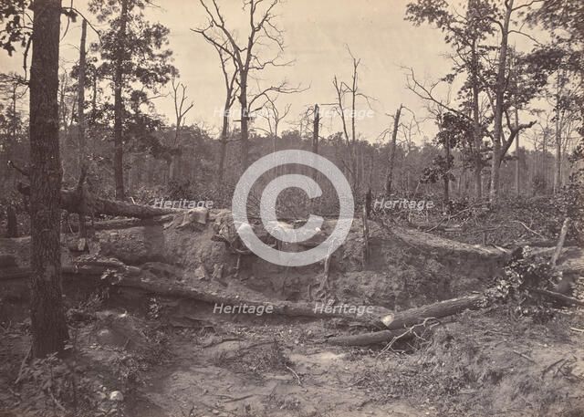 Battle Field of New Hope Church, GA, No. 2, 1866. Creator: George N. Barnard.