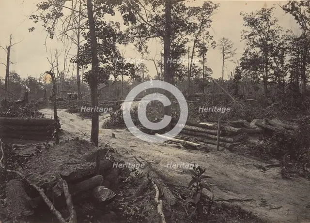 Battle Field of New Hope Church, Georgia No. 1, 1860s. Creator: George N. Barnard.