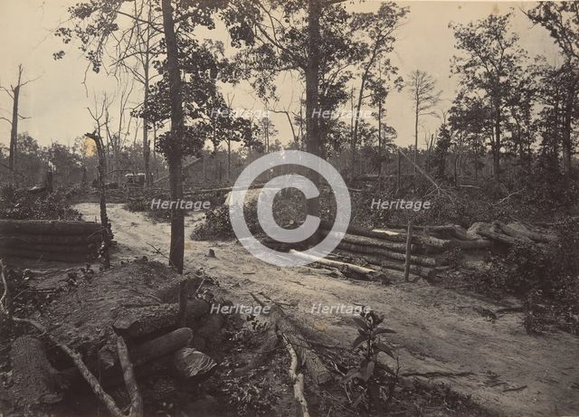 Battle Field of New Hope Church, Georgia No. 1, 1860s. Creator: George N. Barnard.