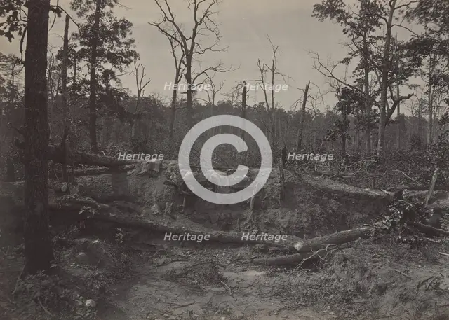 Battle Field of New Hope Church, Georgia No. 2, 1860s. Creator: George N. Barnard.