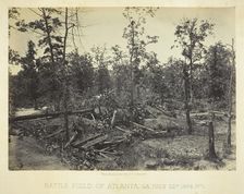 Battle Field of Atlanta, GA No. 1, July 22, 1864. Creator: George N. Barnard