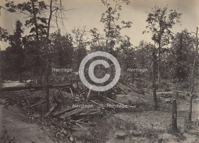 Battle Field of Atlanta, Georgia, July 22nd 1864 No. 1, 1860s. Creator: George N. Barnard.