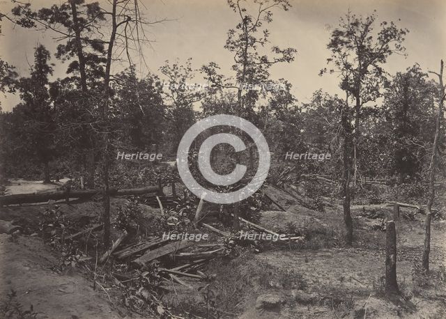 Battle Field of Atlanta, Georgia, July 22nd 1864 No. 1, 1860s. Creator: George N. Barnard.