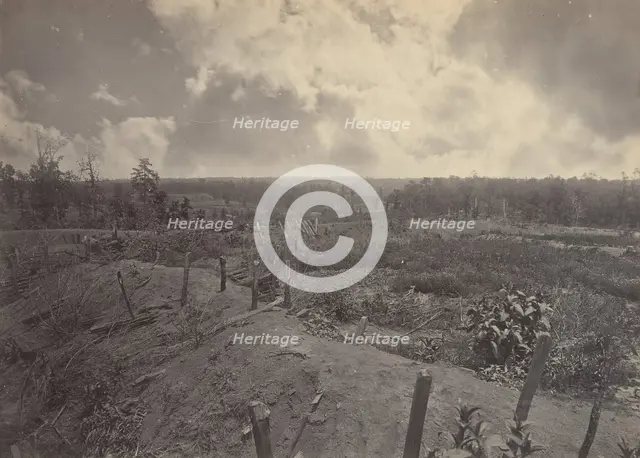 Battle Field of Atlanta, Georgia, July 22nd 1864 No. 2, 1860s. Creator: George N. Barnard.