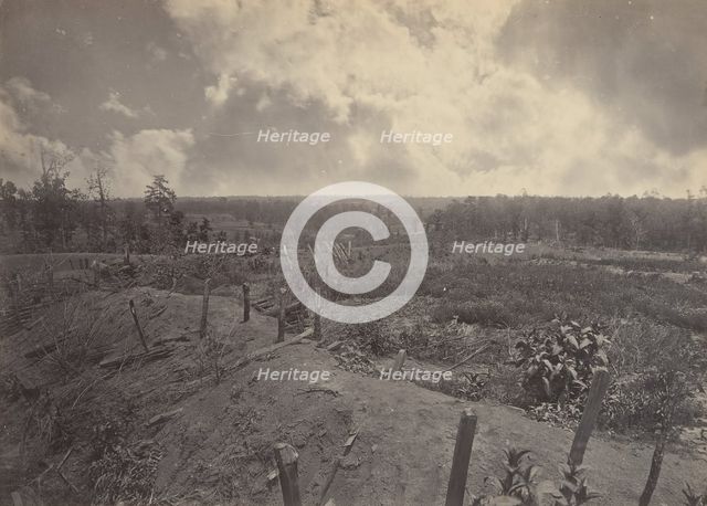 Battle Field of Atlanta, Georgia, July 22nd 1864 No. 2, 1860s. Creator: George N. Barnard.