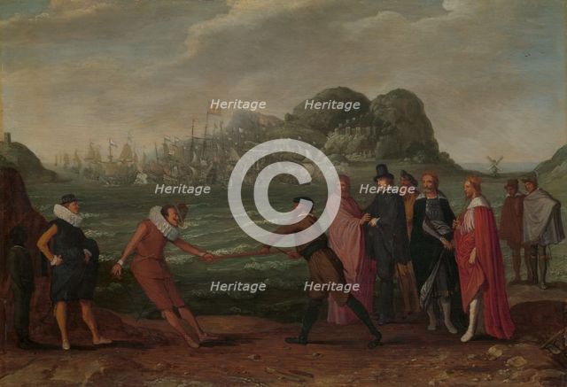 Battle for the Gold Staff (Dominion of the World), c.1615-c.1630. Creator: Adam Willaerts.