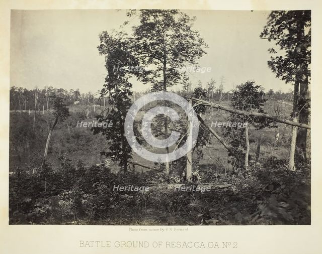 Battle Ground of Resacca, GA, No. 2, 1866. Creator: George N. Barnard.