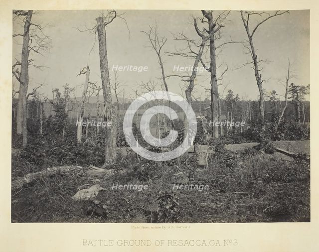 Battle Ground of Resacca, GA, No. 3, 1866. Creator: George N. Barnard.