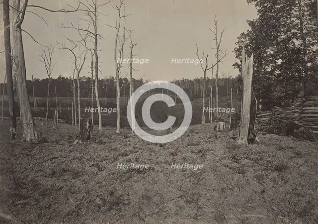 Battle Ground of Resacca, Georgia No. 1, 1860s. Creator: George N. Barnard.