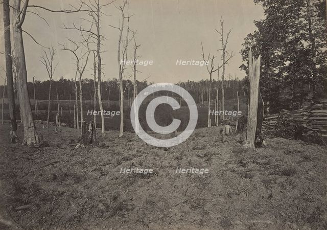 Battle Ground of Resacca, Georgia No. 1, 1860s. Creator: George N. Barnard.