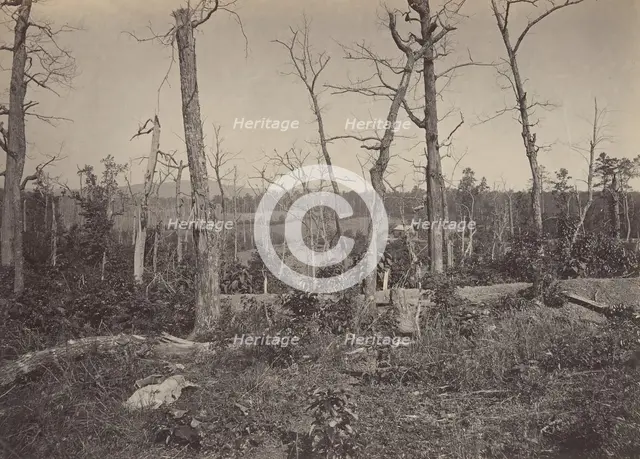 Battle Ground of Resacca, Georgia No. 3, 1860s. Creator: George N. Barnard.