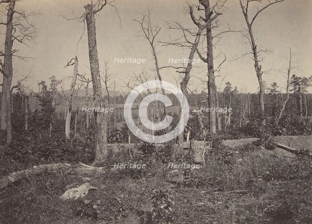 Battle Ground of Resacca, Georgia No. 3, 1860s. Creator: George N. Barnard.