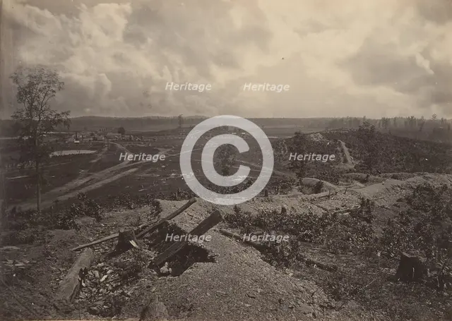 Battle Ground of Resacca, Georgia No. 4, 1860s. Creator: George N. Barnard.