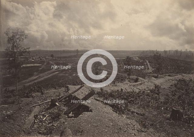 Battle Ground of Resacca, Georgia No. 4, 1860s. Creator: George N. Barnard.
