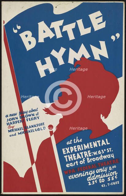 Battle Hymn, New York, [1936]. Creator: Unknown.