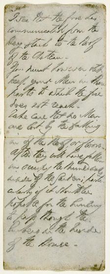 Battle instructions written by the Duke of Wellington, early 19th Century. Artist: Duke of Wellington