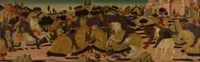 Battle Scene, 1450-1475. Creator: Giovanni di ser Giovanni Guidi