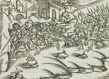 Battle Scene, 16th century. Creator: Unknown