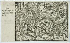 Battle Scene, 16th century. Creator: Unknown