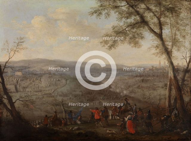 Battle Scene, 17th century. Creator: Adam Frans van der Meulen.