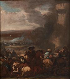 Battle Scene, 17th century. Creator: Unknown