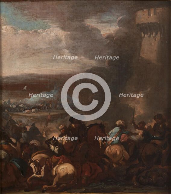 Battle Scene, 17th century. Creator: Unknown.