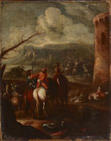 Battle Scene, 18th century. Creator: Unknown