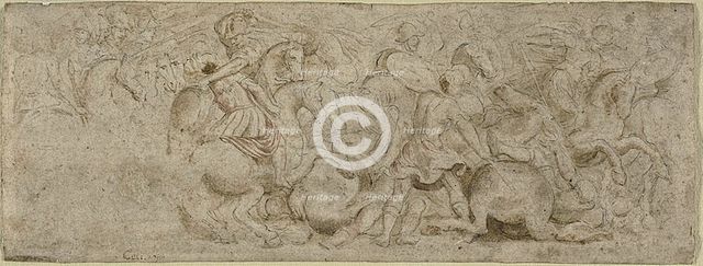 Battle Scene, n.d. Creator: Unknown.