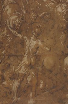 Battle Scene, n.d.. Creator: Unknown