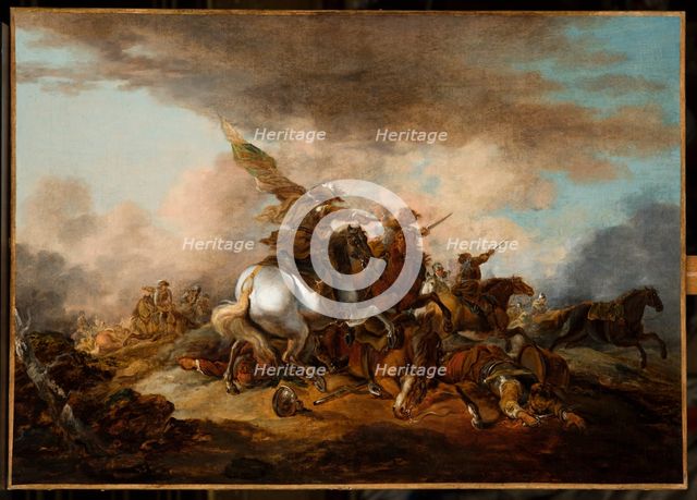 Battle Scene, before 1802. Creator: Aleksandr Orlovsky.