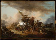 Battle Scene, before 1802. Creator: Aleksandr Orlovsky