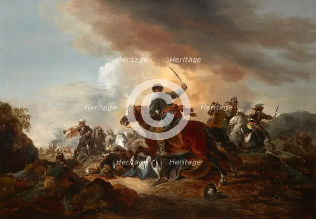 Battle Scene, before 1802. Creator: Aleksandr Orlovsky.