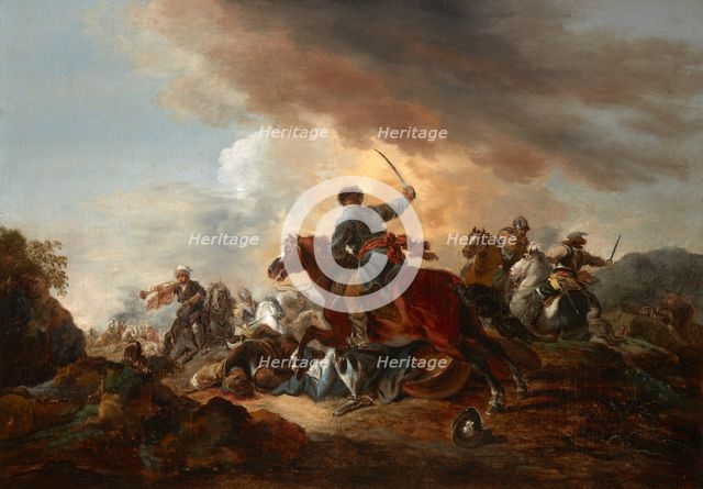 Battle Scene, before 1802. Creator: Aleksandr Orlovsky.