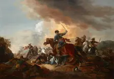 Battle Scene, before 1802. Creator: Aleksandr Orlovsky