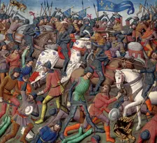 Battle scene, c1470. Creator: Unknown