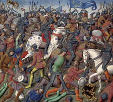 Battle scene, c1470. Creator: Unknown