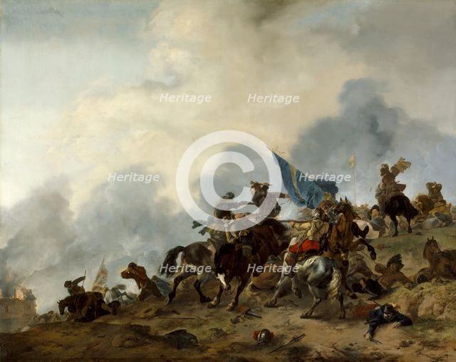 Battle Scene, c1646. Creator: Philip Wouverman.