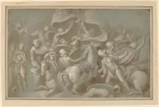 Battle Scene. Creator: Biagio Pupini